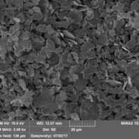 Conductive Nickel Flakes Microscopic view